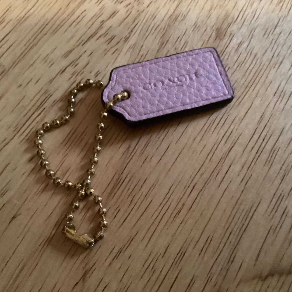 Coach Pale Pink Bag Tag/Hang Tag